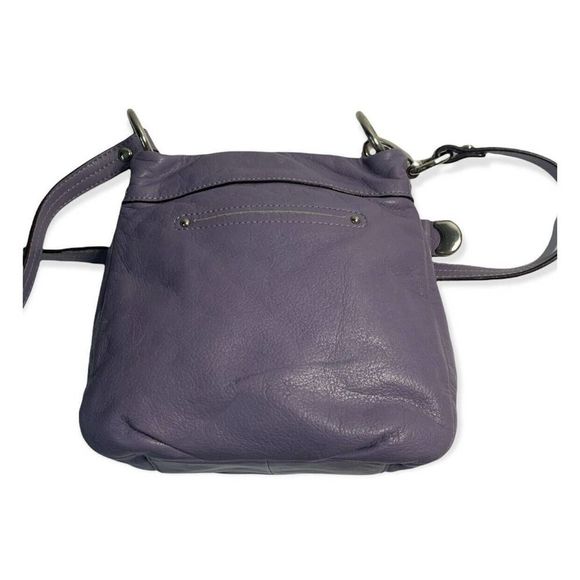 B Makowsky Lavender Purple Small Crossbody Shoulder Bag Genuine Leather EUC - Picture 7 of 8